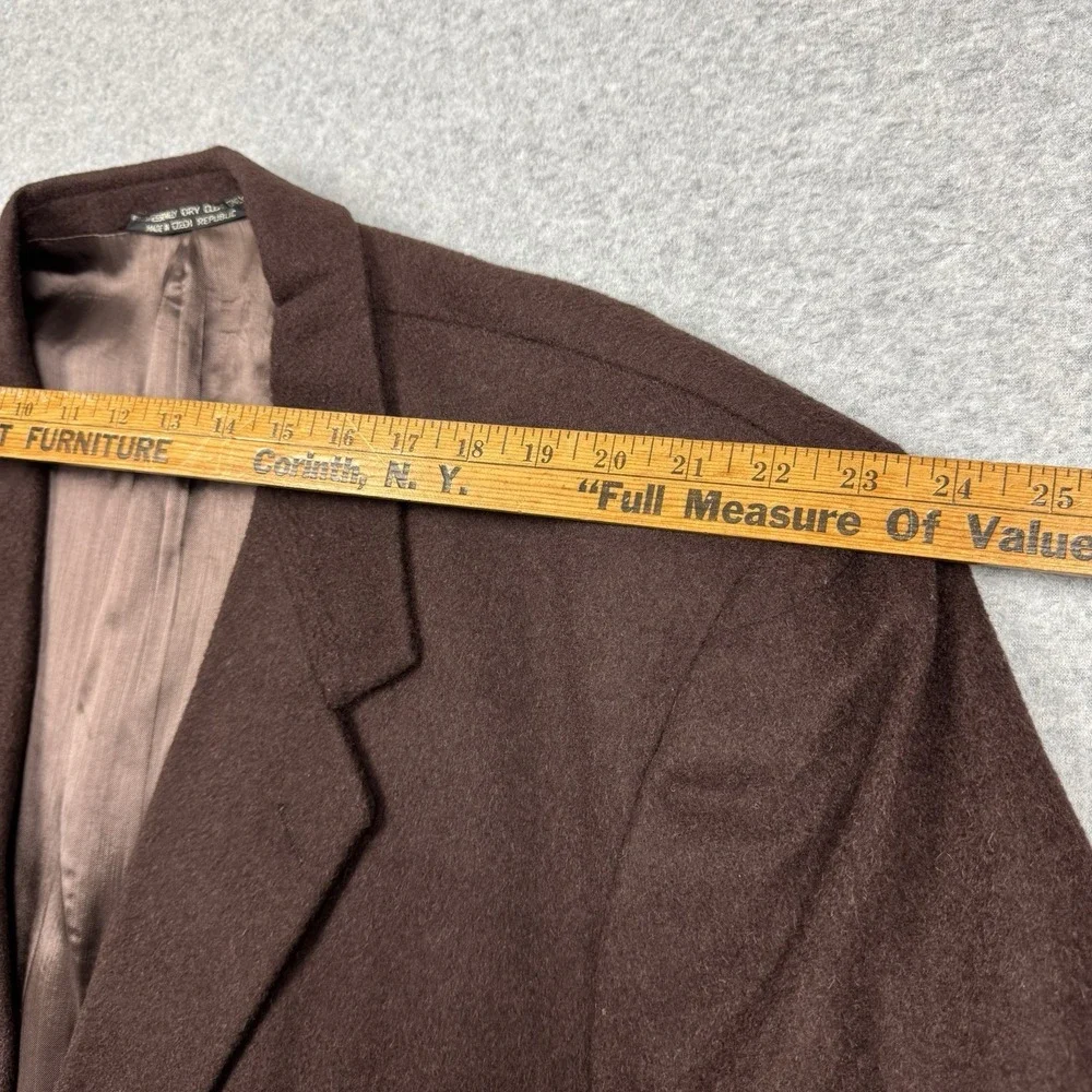 Tailors Row By Deansgate 100% Camel Hair Blazer Coat Jacket Chocolate‎ Brown 50R